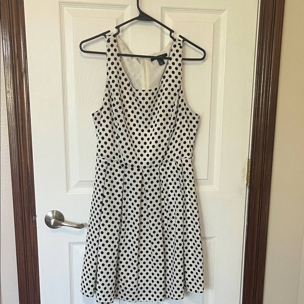 Polka Dot Sleeveless Dress